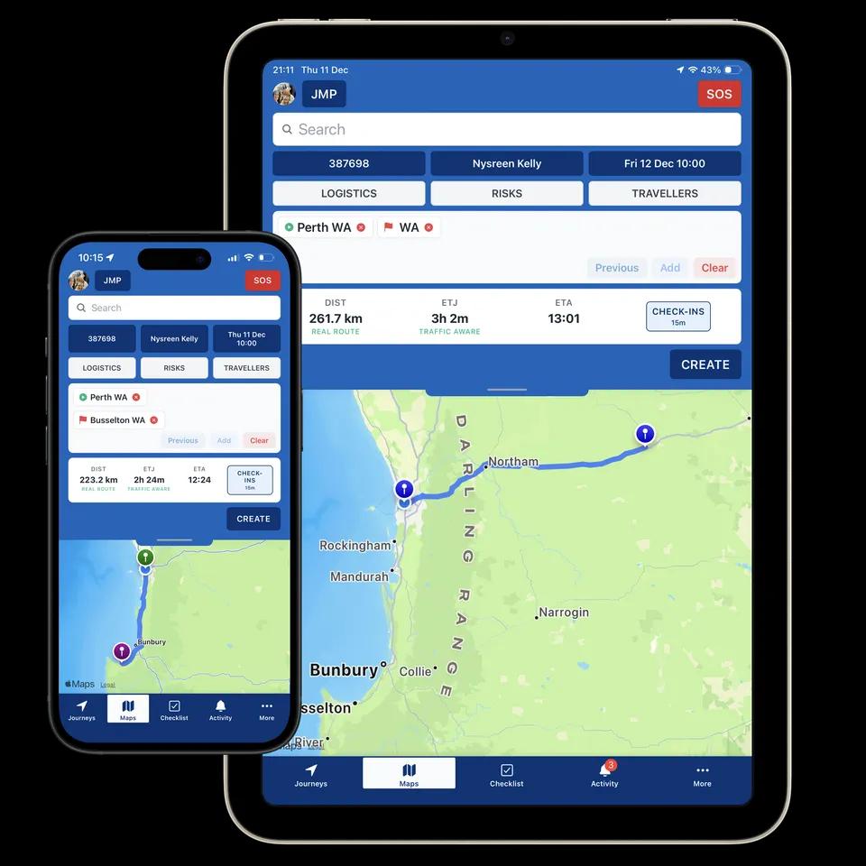 Journey Management Planner